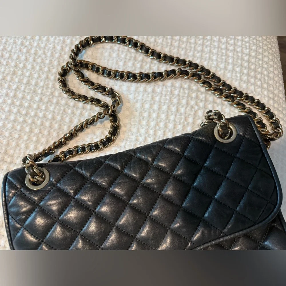 Rebecca Minkoff Black Quilted Shoulder Bag - Picture 7 of 8